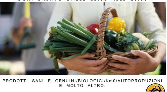 Ci vediamo Sabato! Come ogni sabato vi aspettiamo al mercato del c.s. 28 maggio dalle 15 alle 18 dove troverete prodotti biologici sani e genuini, autoproduzioni e molto altro.