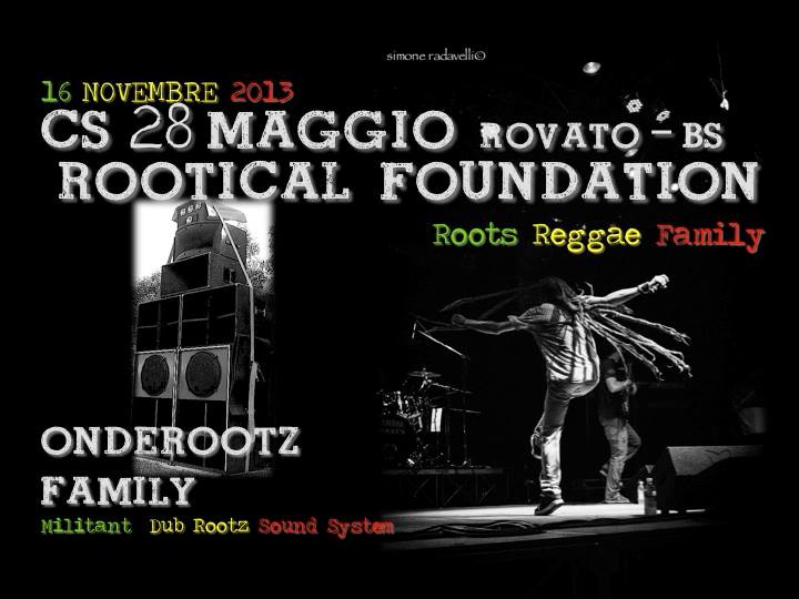 CONCERTO ROOTICAL FOUNDATION Live! @ CS 28 MAGGIO