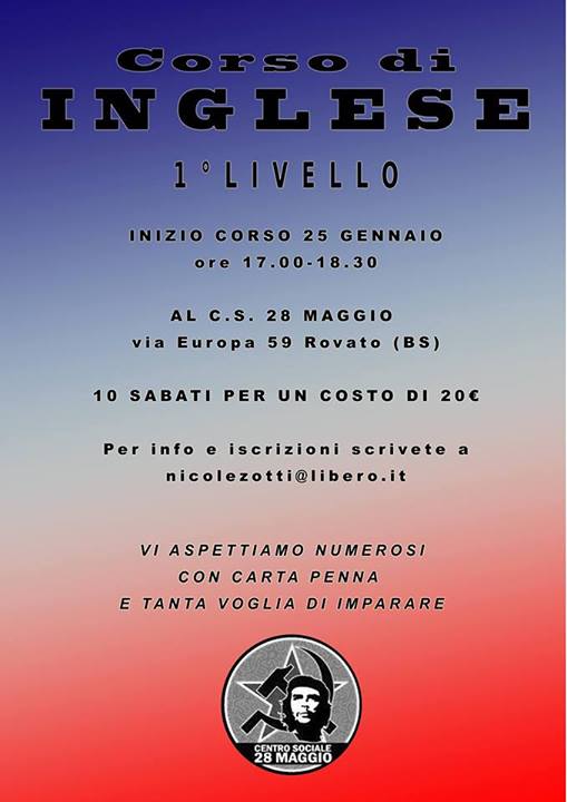 Corso di inglese_1° livello@cs28maggio