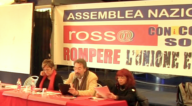 Assemblea Nazionale di Rossa relazione di Giorgio Cremaschi