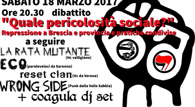 “QUALE PERICOLOSITÀ SOCIALE?”