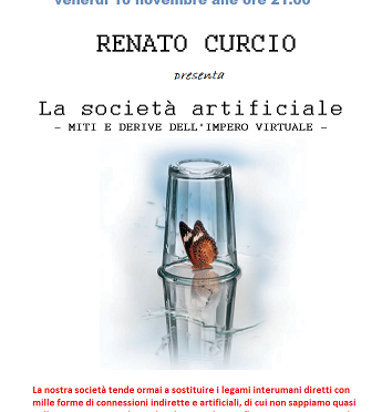 RENATO CURCIO presenta “la società artificiale -miti e derive dell’impero virtuale”